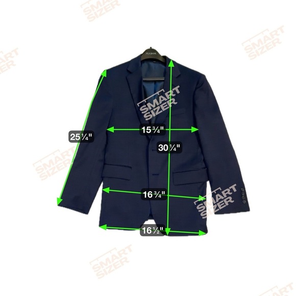 Jos. A. Bank Men's Navy Wool Suit Slim Fit Size 38S - Picture 9 of 10